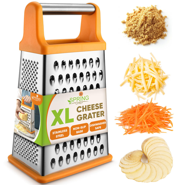 Stainless Steel XL Cheese Grater for Kitchen