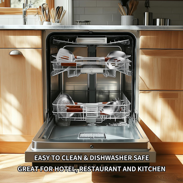 18 10 Stainless Steel Kitchen Utensils Set (10 Count)
