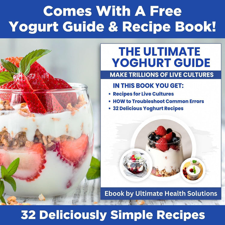 Probiotic Yogurt Maker with Adjustable Temperature & Time Control