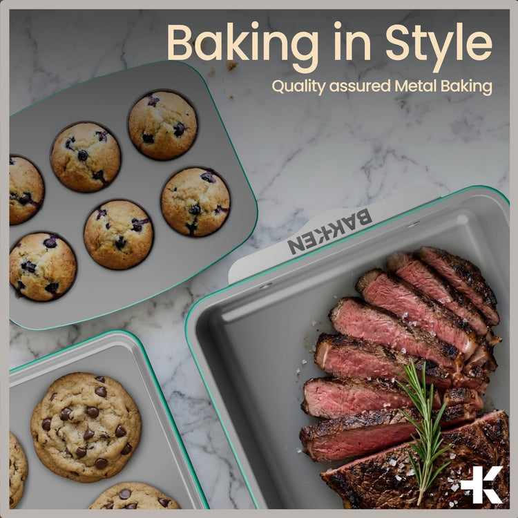 Bakken 8 Piece Stackable Bakeware Set