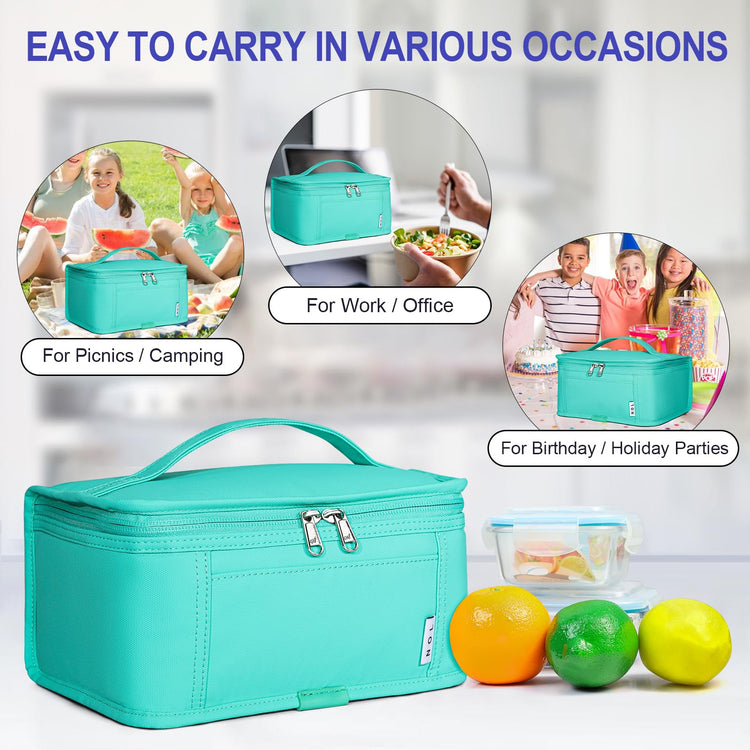 NOL Small Lunch Bag Mini Lunch Box Insulated Lunch Bag for Men