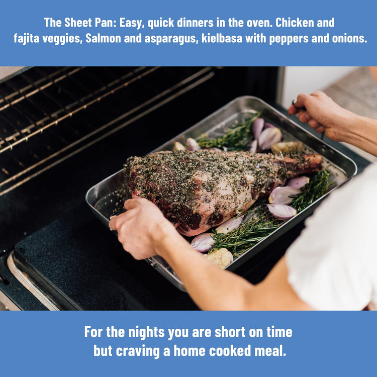 Stainless Steel Roasting Pan with Handles
