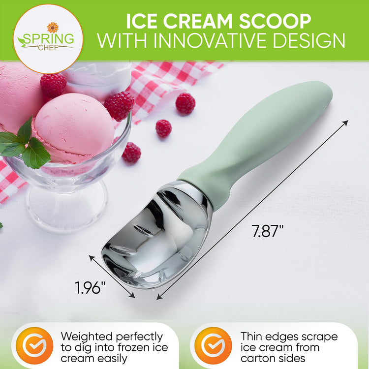 Heavy Duty Metal Ice Cream Scoop w
