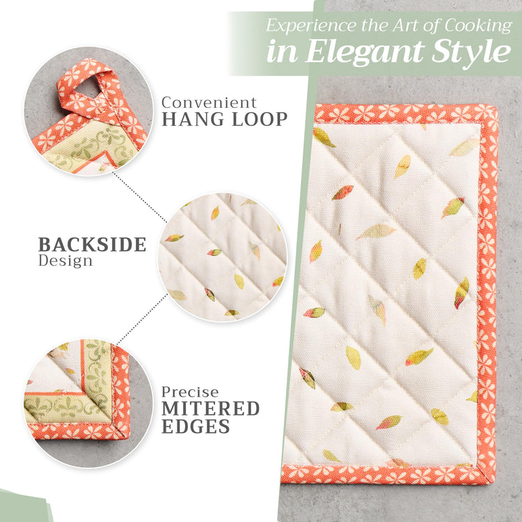 Pot Holders 100% Cotton Potholders (2 Count)