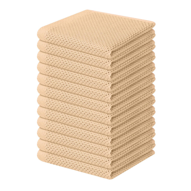 100% Cotton Waffle Weave Kitchen Dish Cloths 12 (12 Count)