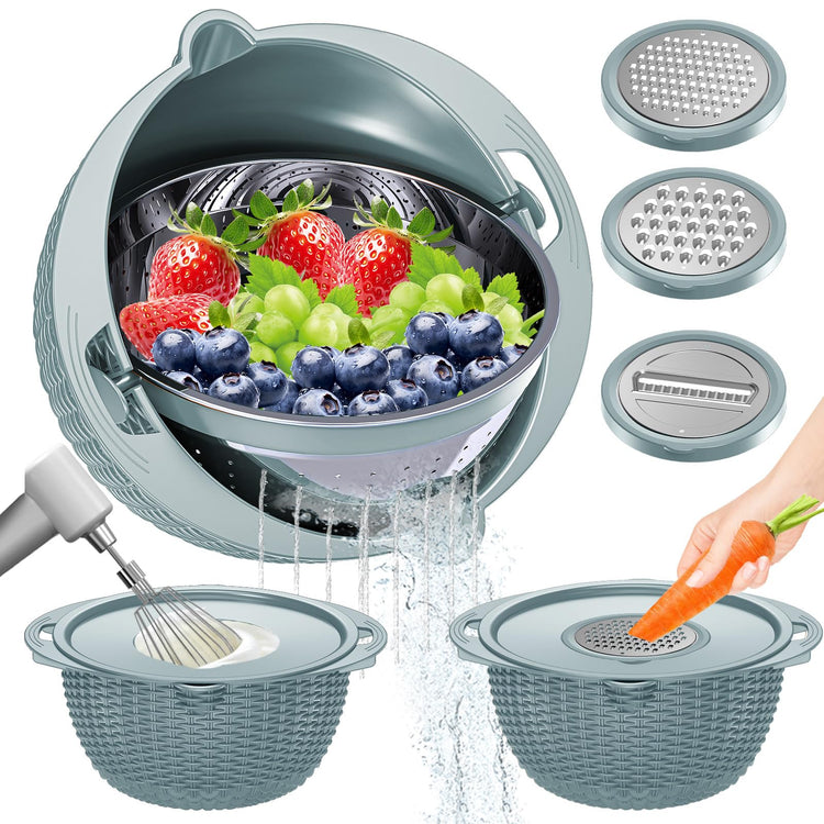 4 1 Colander with Bowl Set