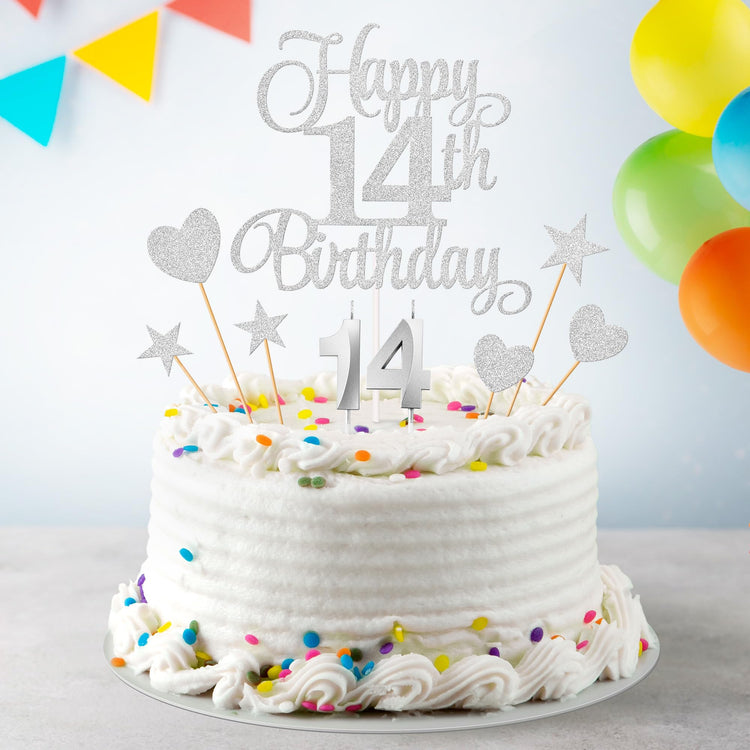 14th Birthday Cake Decorations