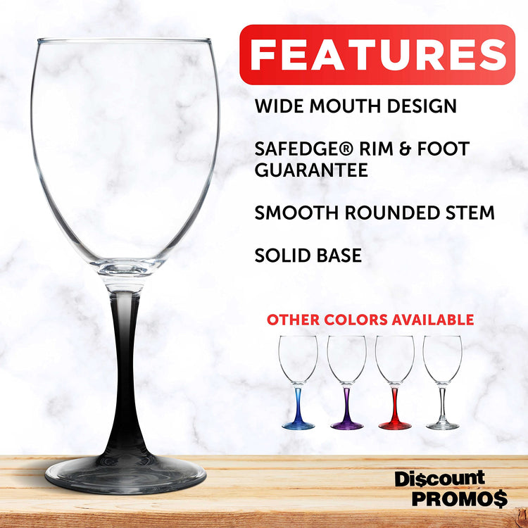Nuance Wine Glasses by ARC 10.5 oz. Set of 10 (10 Count)