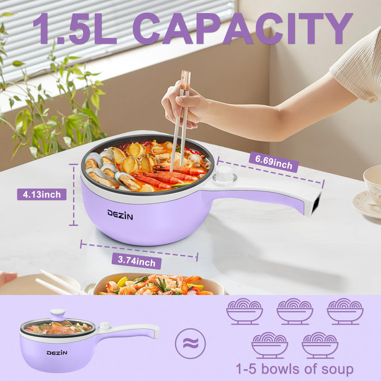 Hot Pot Electric with Steamer