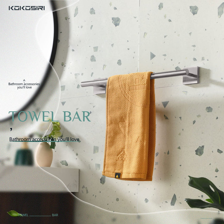 Towel Holder 16 Inch Bathroom Hand Towel Bar for Bath Kitchen Toilet Brushed Nickel Stainless Steel B4005BR