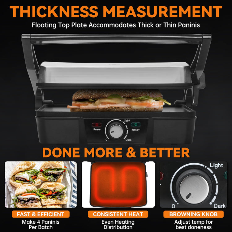 Panini Press Electric Griddle