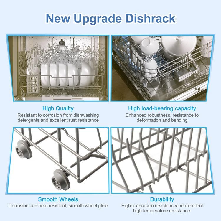 DD82 01384A Dishwasher Lower Rack Replacement for Samsung DW80R2031US