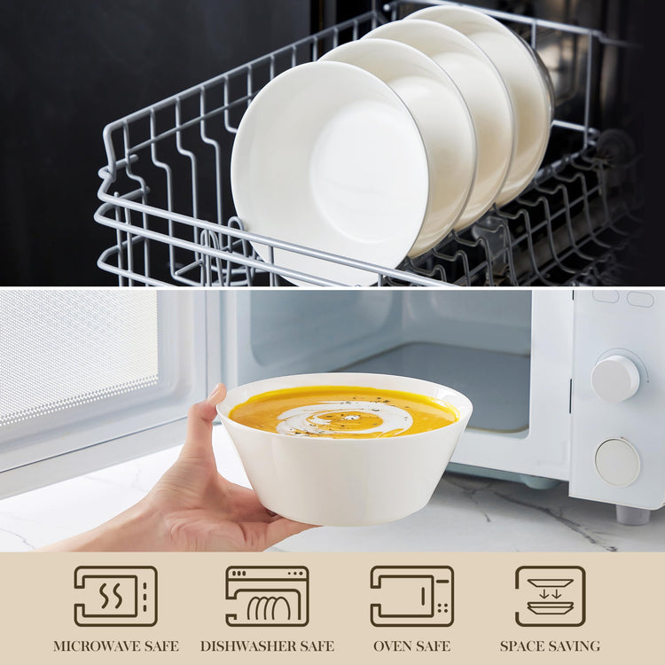 35 OZ Soup Bowls Set of 4 (4 Count)