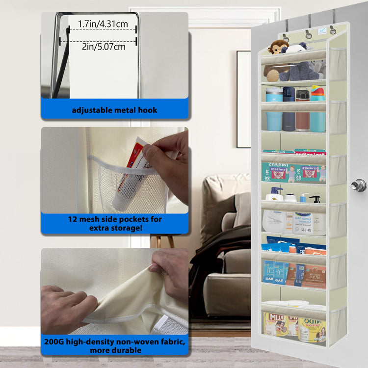 Over the Door Organizer Storage 6 Tier
