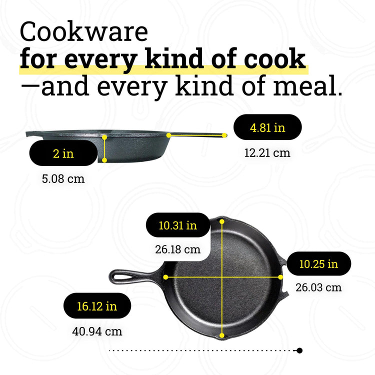 Pre Seasoned Cast Iron Skillet