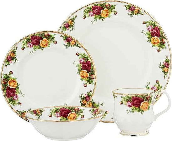Royal Albert Old Country Roses 4-Piece Place Setting