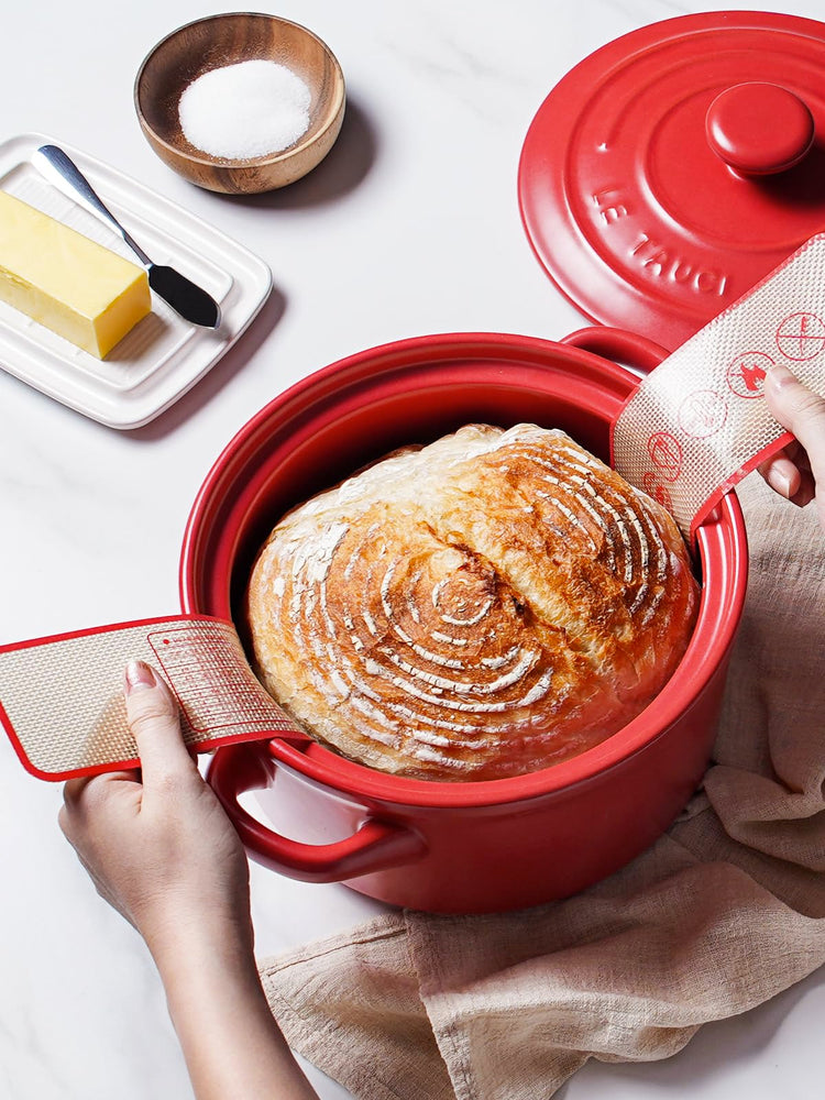 3 QT Ceramic Bread Baker with Lid for Sourdough