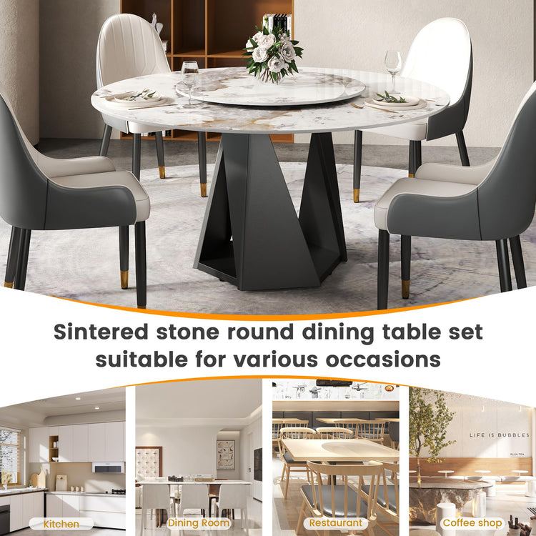 9 Piece Dining Table Chairs Set