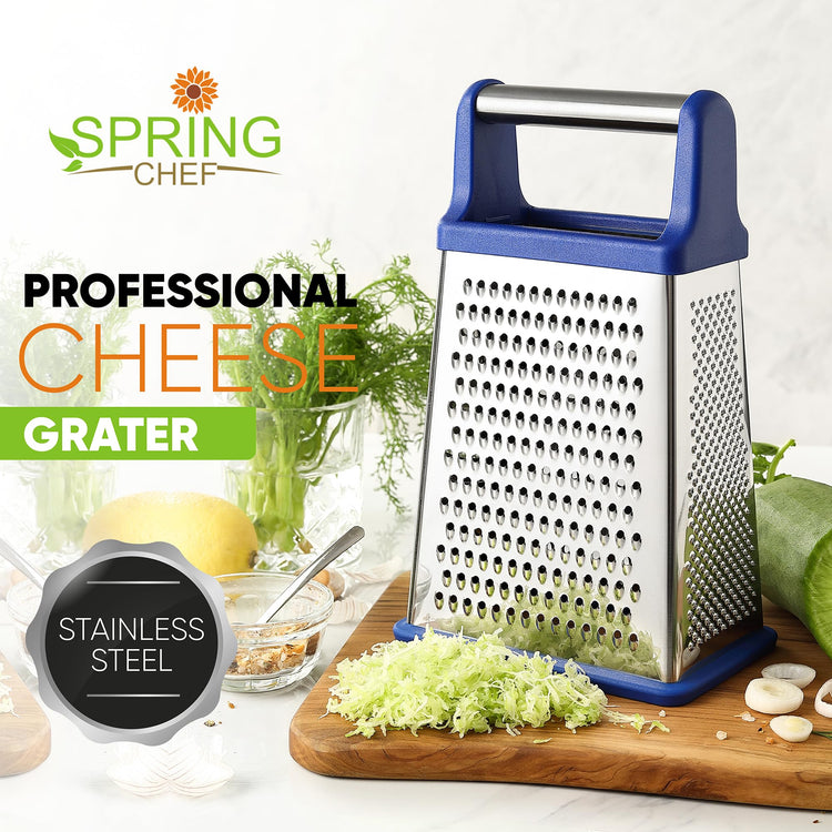 Stainless Steel XL Cheese Grater for Kitchen