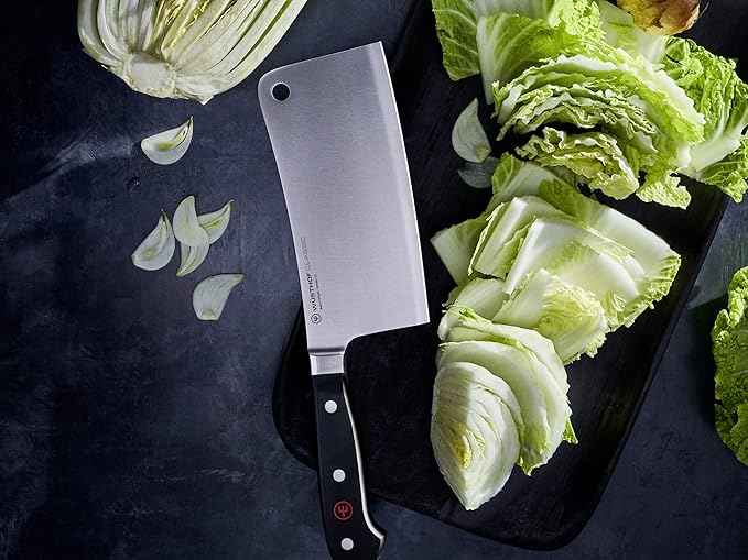 Wüsthof Classic Cleaver, 6-Inch, Black