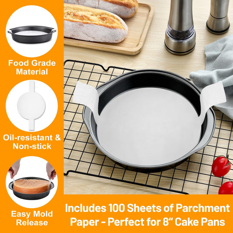8 Inch Cake Pan (3 Count)