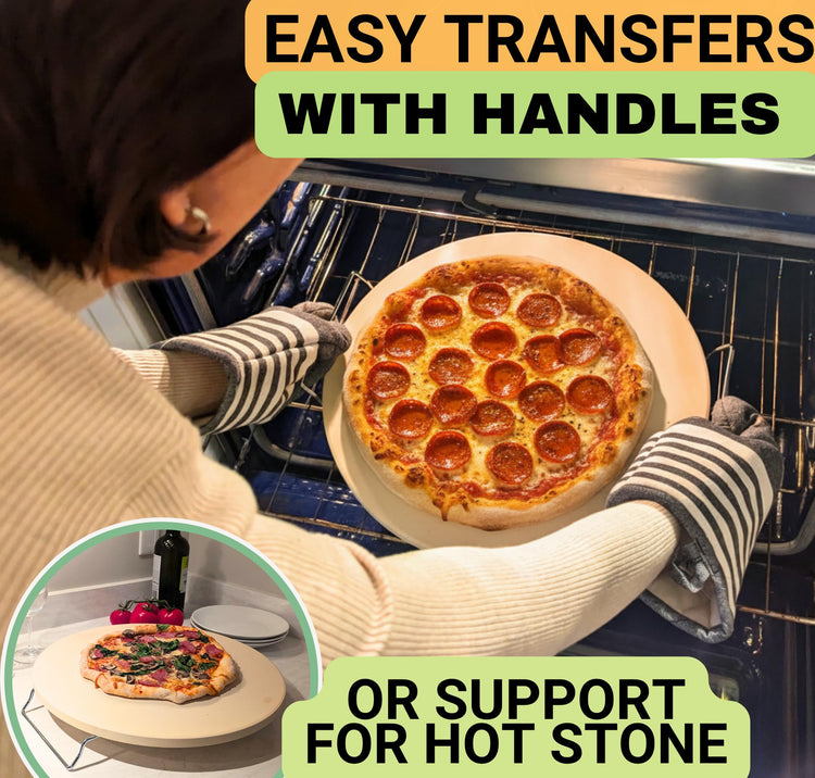 Large Pizza Stone for Oven 16 inch