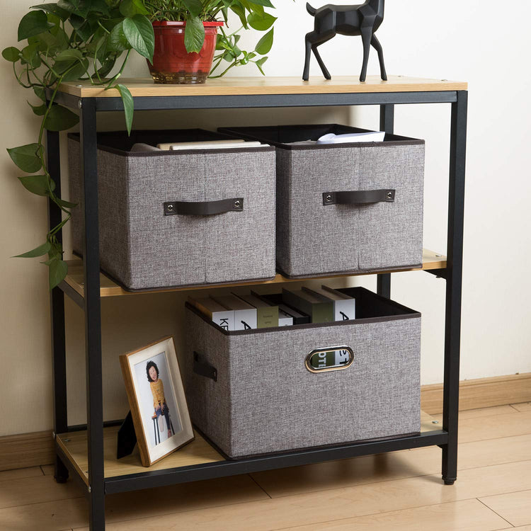 Larger Collapsible Storage Bins for Closet [5 (5 Count)