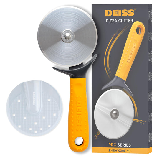 Pro Heavy Duty Pizza Cutter With Wheel Slicer