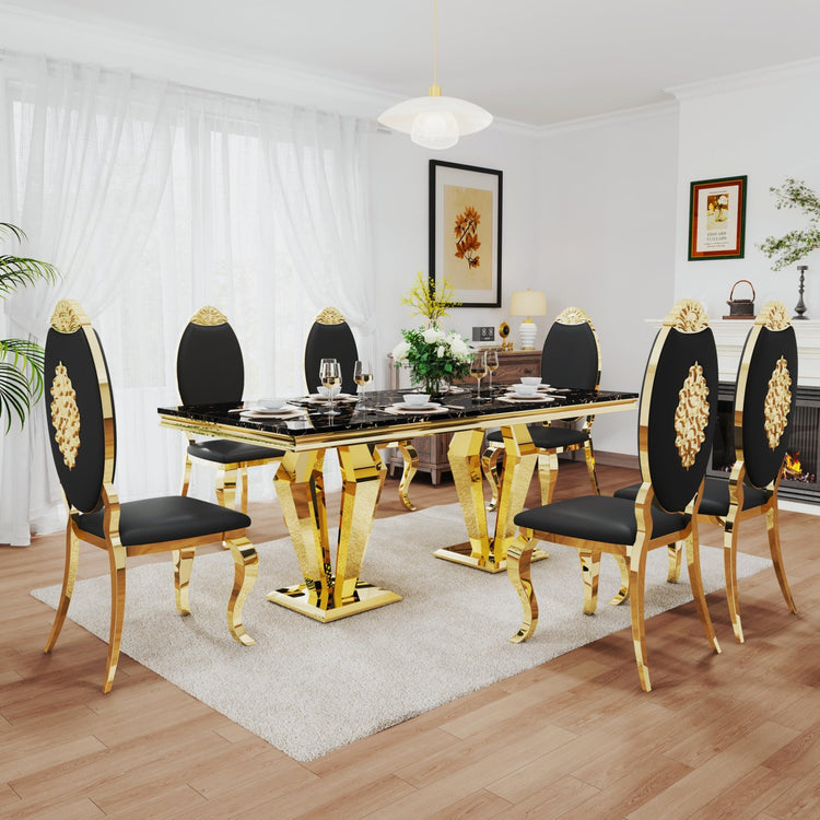 7 Piece Luxury Dining Room Set (7 Count)
