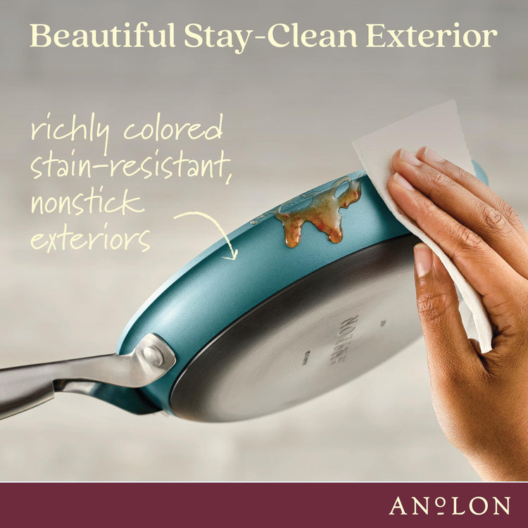 Achieve Hard Anodized Nonstick Cookware Pots and Pans Set