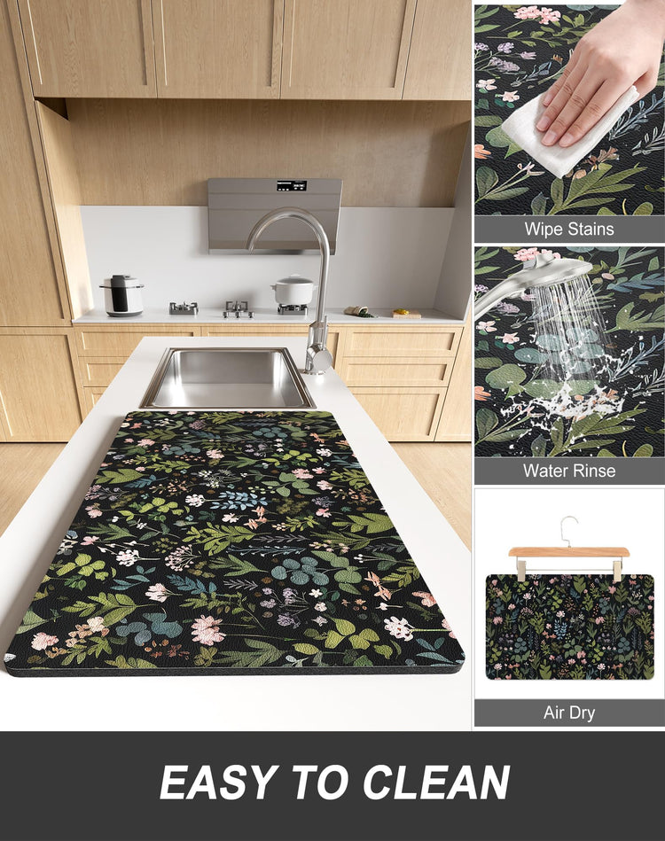Dish Drying Mat for Kitchen Counter