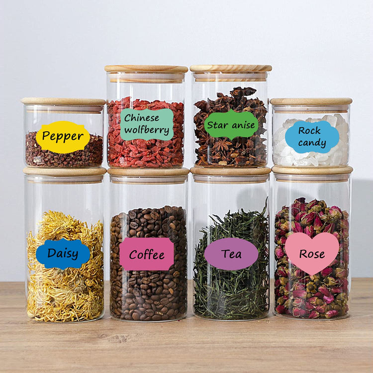 256 Pcs Colored Label Stickers (256 Count)