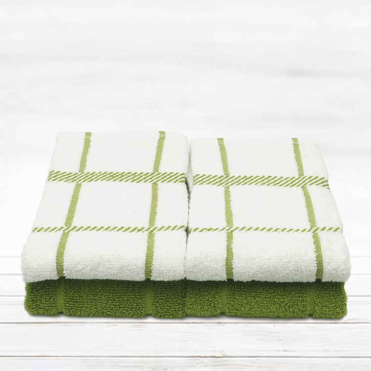 100% Cotton Terry Dish Towels (4 Count)