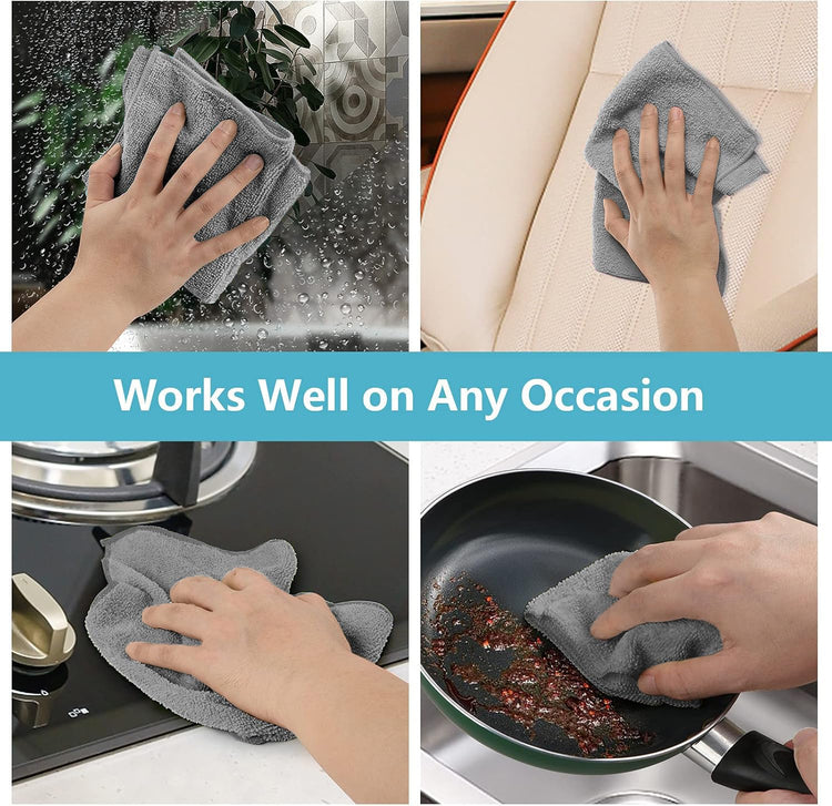 8PK Microfiber Cleaning Cloth (8 Count)