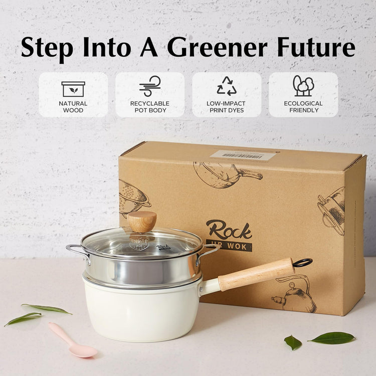 Ceramic Nonstick Sauce Pan with Lid