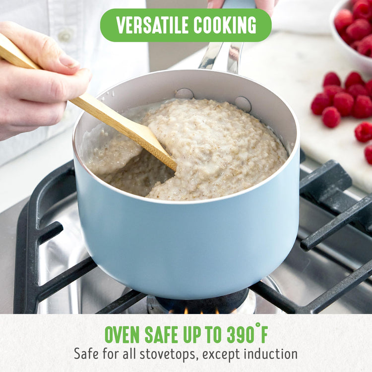 2 Quart Nonstick Saucepan with Lid