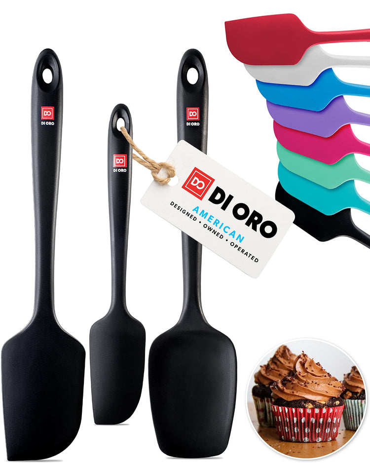 DI ORO Silicone Spatula Set (3 Count)