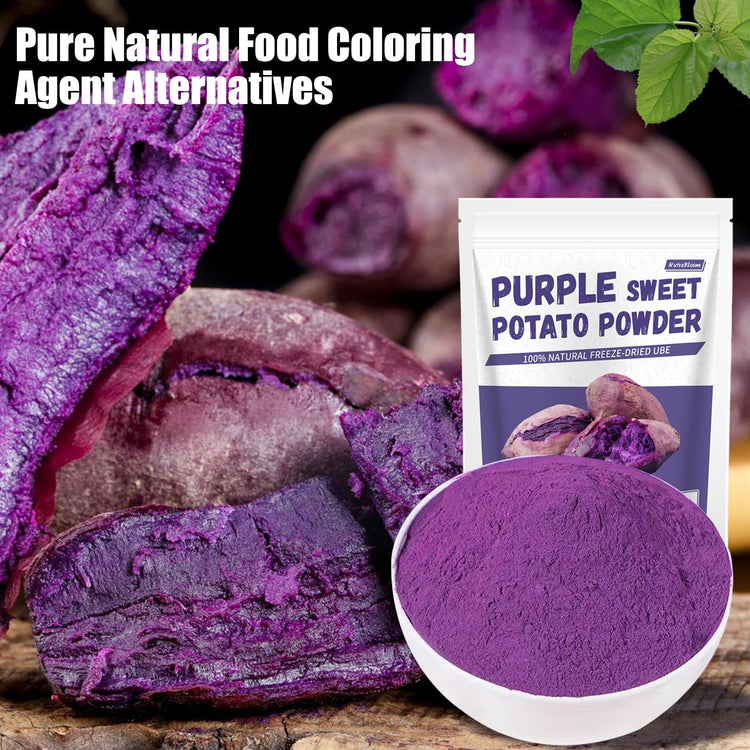 Purple Sweet Potato Powder 8 Oz (8 Ounce)