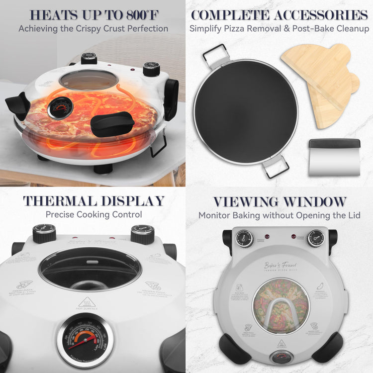 Electric Pizza Oven Indoor Countertop
