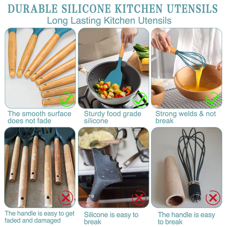 Kitchen Cooking Utensils Set (33 Count)