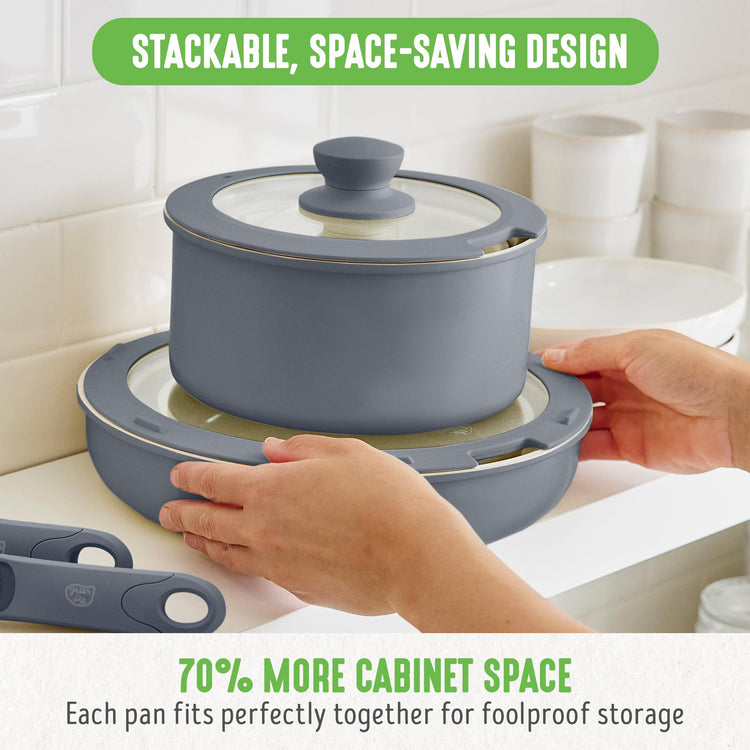 10 Piece Nonstick Pots & Pans Set