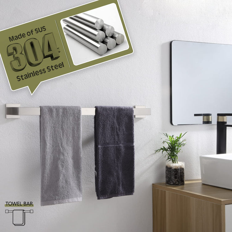 24 Inch Single Towel Bar