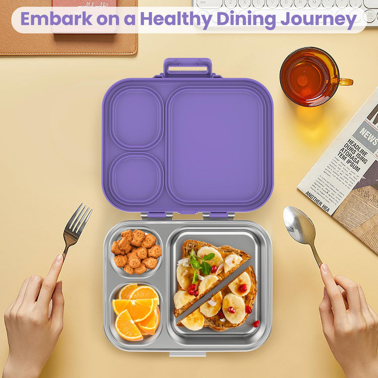Stainless Steel Bento Lunch Box for Kids
