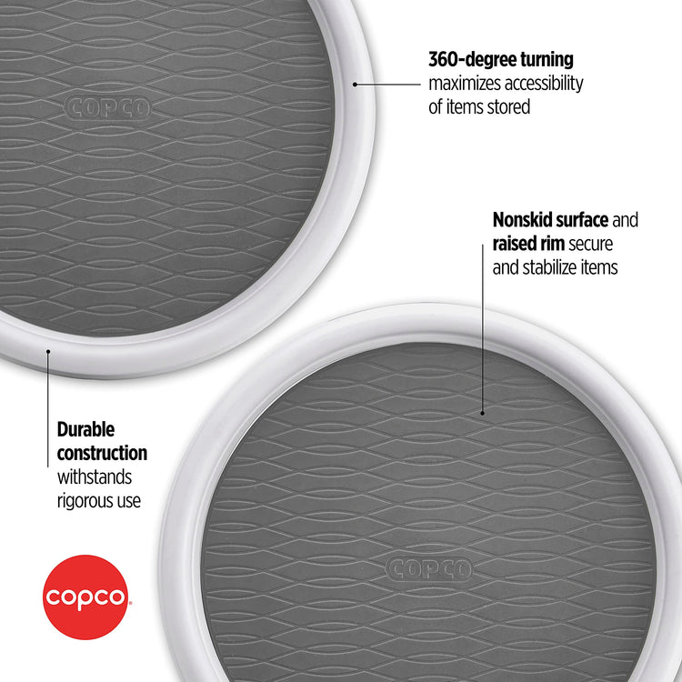 Lazy Susan Turntable Organizer Set of 2