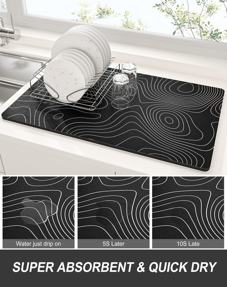 Dish Drying Mat for Kitchen Counter