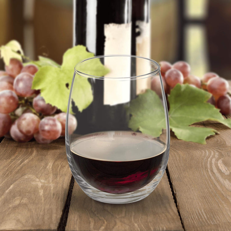 Stemless Wine Glasses by ARC 5.5 oz. Set of 12 (10 Count)