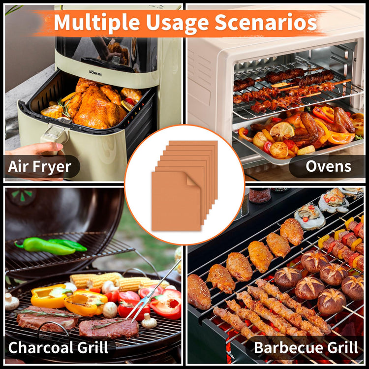 Grill Mats for Outdoor Grill (9 Count)