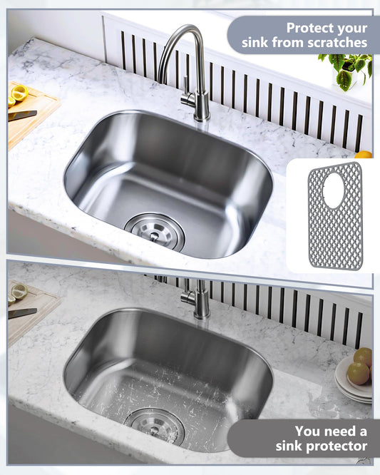 2 Pack Silicone Sink Protectors for Kitchen Sink