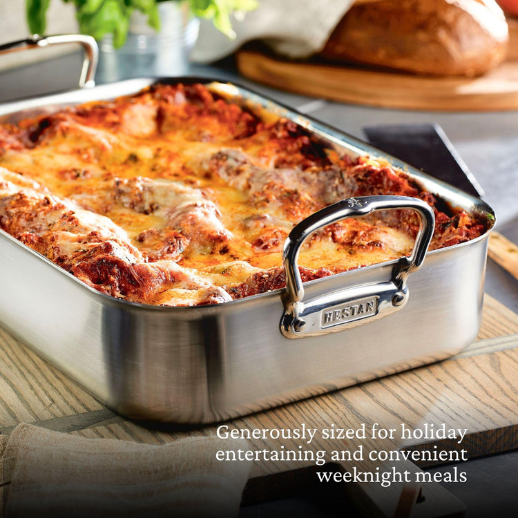 Provisions 16.5" Classic Clad Roaster with Stainless Steel Rack