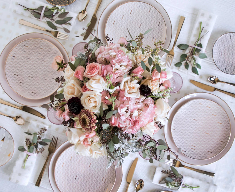 885405 Trianna Blush Gold Salad Plate